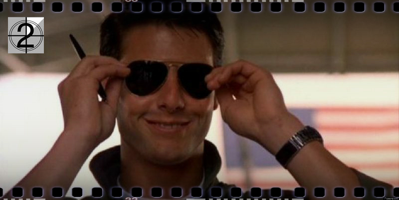 Top Gun - okuliare aviator